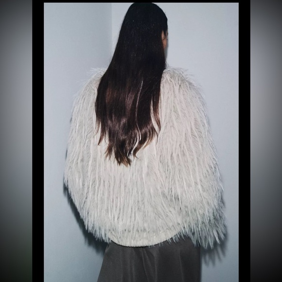 ZW collection faux fur coat - Picture 8 of 16
